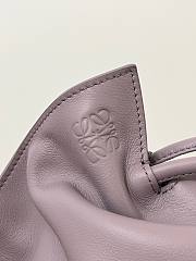 Colestore Loewe Flamenco Clutch Bag in Dusty Lilac 30x24.5x10.5cm - 5