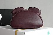 Colestore Chanel Triple Backpack Burgundy Caviar 17.5x16.5x10cm - 5