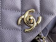 Colestore Chanel Triple Backpack Dusty Purple Caviar 17.5x16.5x10cm - 2