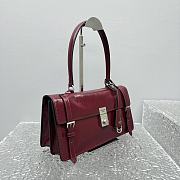 Colestore Prada Red Wine Medium leather handbag 32x17x11cm - 6