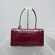 Colestore Prada Red Wine Medium leather handbag 32x17x11cm - 5