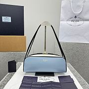 Colestore Prada Leather Swing Blue Shoulder Bag 28x11.5x10cm - 1