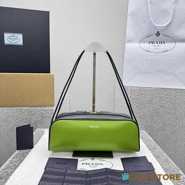 Colestore Prada Leather Swing Lime Green Shoulder Bag 28x11.5x10cm - 1