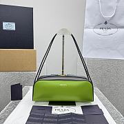 Colestore Prada Leather Swing Lime Green Shoulder Bag 28x11.5x10cm - 1