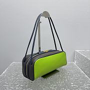 Colestore Prada Leather Swing Lime Green Shoulder Bag 28x11.5x10cm - 4