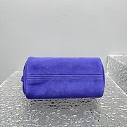 Colestore Prada Suede Purple Shoulder Bag 24x11x11cm - 4