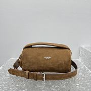 Colestore Prada Suede Brown Shoulder Bag 24x11x11cm - 6