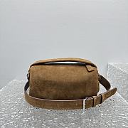 Colestore Prada Suede Brown Shoulder Bag 24x11x11cm - 5