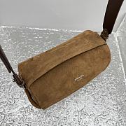 Colestore Prada Suede Brown Shoulder Bag 24x11x11cm - 4