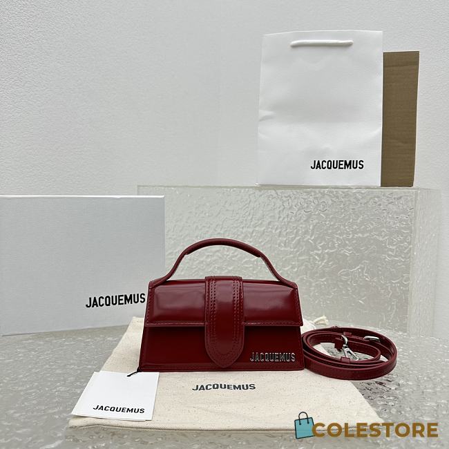 Colestore Jacquemus The Bambino Red Wine 18x6x7cm - 1