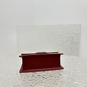 Colestore Jacquemus The Bambino Red Wine 18x6x7cm - 5