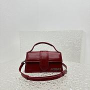 Colestore Jacquemus The Bambino Red Wine 18x6x7cm - 4