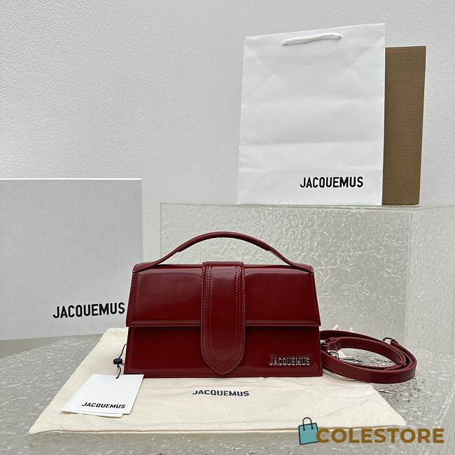 Colestore Jacquemus The Large Bambino Red Wine 24x13x7cm - 1