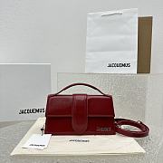 Colestore Jacquemus The Large Bambino Red Wine 24x13x7cm - 1