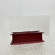 Colestore Jacquemus The Large Bambino Red Wine 24x13x7cm - 6