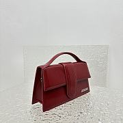 Colestore Jacquemus The Large Bambino Red Wine 24x13x7cm - 5