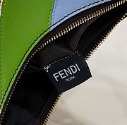 Colestore Fendi Rainbow Suede Shoulder Bag 28x19x7cm - 6