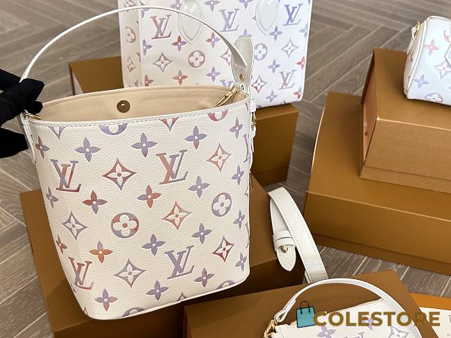 Colestore Louis Vuitton All In BB Bag Dream Cream Color 16x18x12cm - 1