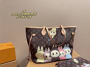 Colestore Louis Vuitton Neverfull Labubu 47x28cm - 3