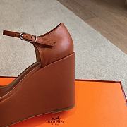 Colestore Hermes Hilda 80 sandal Cognac - 6