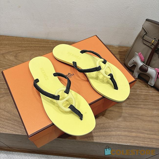 Colestore Hermès Kala Nera sandals Yellow - 1