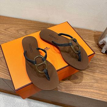 Colestore Hermès Kala Nera sandals Brown