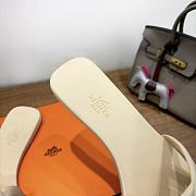 Colestore Hermes Aloha Sandals Cream - 3