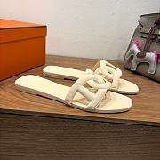 Colestore Hermes Aloha Sandals Cream - 6
