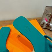 Colestore Hermes Aloha Sandals Vert Emeraude - 6