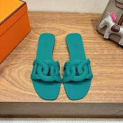 Colestore Hermes Aloha Sandals Vert Emeraude - 5