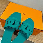 Colestore Hermes Aloha Sandals Vert Emeraude - 4