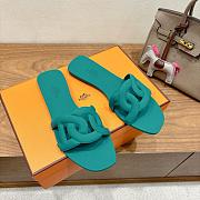 Colestore Hermes Aloha Sandals Vert Emeraude - 2