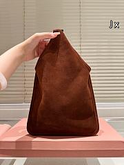 Colestore Miu Miu Oak Suede Bag With Trick 24×37cm - 2