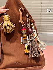 Colestore Miu Miu Oak Suede Bag With Trick 24×37cm - 4