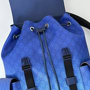 Colestore Gucci Chroma GG Large Backpack Ombre Blue 35x46x12cm - 3