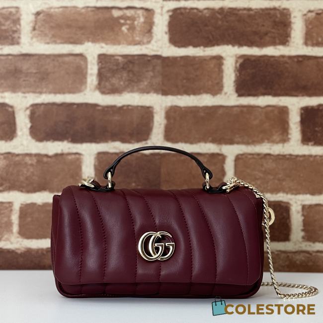 Colestore Gucci Milano Small Top 'Rosso Ancora' 21x12.5x4.5cm - 1