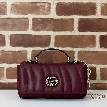 Colestore Gucci Milano Small Top 'Rosso Ancora' 21x12.5x4.5cm