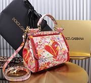 Colestore Dolce & Gabbana Sicily Top Handle Bag Graffiti 25x12x20cm - 4