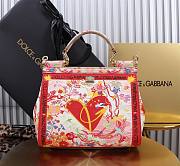 Colestore Dolce & Gabbana Sicily Top Handle Bag Graffiti 25x12x20cm - 3