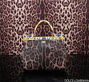 Colestore Dolce & Gabbana Dauphine Majolica Printed Small Miss Sicily Satchel Multicolor 25x12x20cm - 3