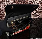Colestore Dolce & Gabbana Rose-Print Small Miss Sicily Bag 25x12x20cm - 6