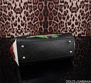 Colestore Dolce & Gabbana Rose-Print Small Miss Sicily Bag 25x12x20cm - 5