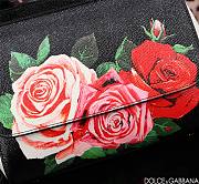 Colestore Dolce & Gabbana Rose-Print Small Miss Sicily Bag 25x12x20cm - 2