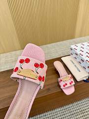 Colestore Louis Vuitton LV x TM Lily Mule Monogram Cherry Washed Pink Denim - 2