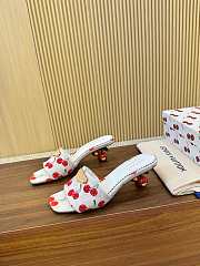 Colestore Louis Vuitton LV x TM Lily Mule Monogram Cherry White Denim - 1