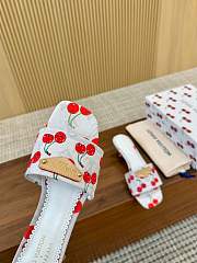 Colestore Louis Vuitton LV x TM Lily Mule Monogram Cherry White Denim - 6