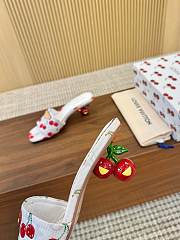 Colestore Louis Vuitton LV x TM Lily Mule Monogram Cherry White Denim - 2