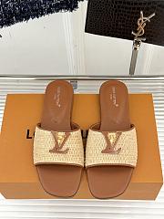 Colestore Louis Vuitton LV Mare Flat Mule Sandals Caramel  - 1