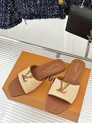 Colestore Louis Vuitton LV Mare Flat Mule Sandals Caramel  - 6