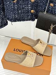 Colestore Louis Vuitton LV Mare Flat Mule Sandals Nature - 5